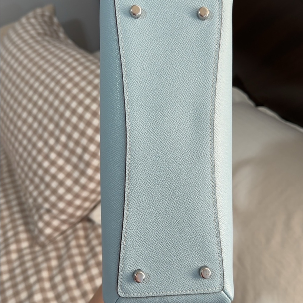 Coach Mini Lillie Carryall in Powder Blue - Picture 3 of 10